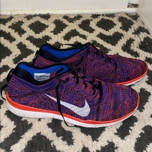NIKE FREE TR FLYKNIT pink and blue